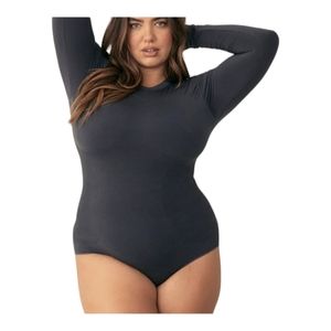 Pinsy Butter Sculpt Long Sleeve-XL-GREY